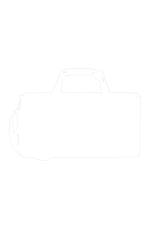 Walnut/Black Travel Bag