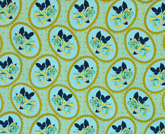 the mountainrose fabric print