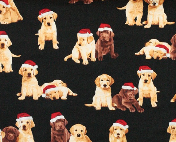 the jolly pup fabric