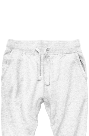 Unisex Fleece Sweatpants Mockup Black Cotton Heritage M7580 