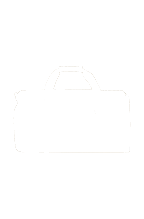 Black/Ecru Travel Bag