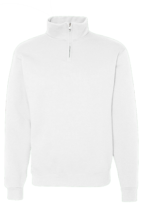Cadet Collar Quarter-Zip Sweatshirt