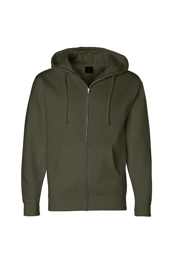 Custom Screen Printing Special - 25 Independent Trading Company SS4500  Basic Men's pullover hooded sweatshirt -Threaded Merch Silk Screen Studio