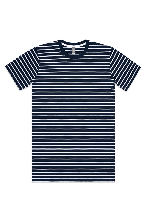 index.html tshirts Navy White Stripe Tee