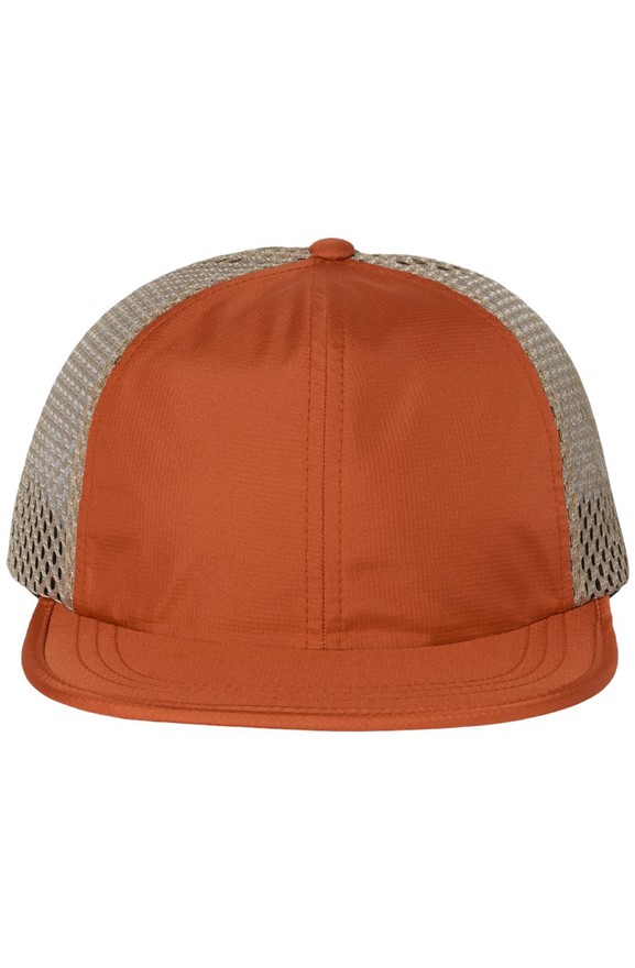 mens hats Texas Orange/ Khaki Rogue Wide Mesh Cap
