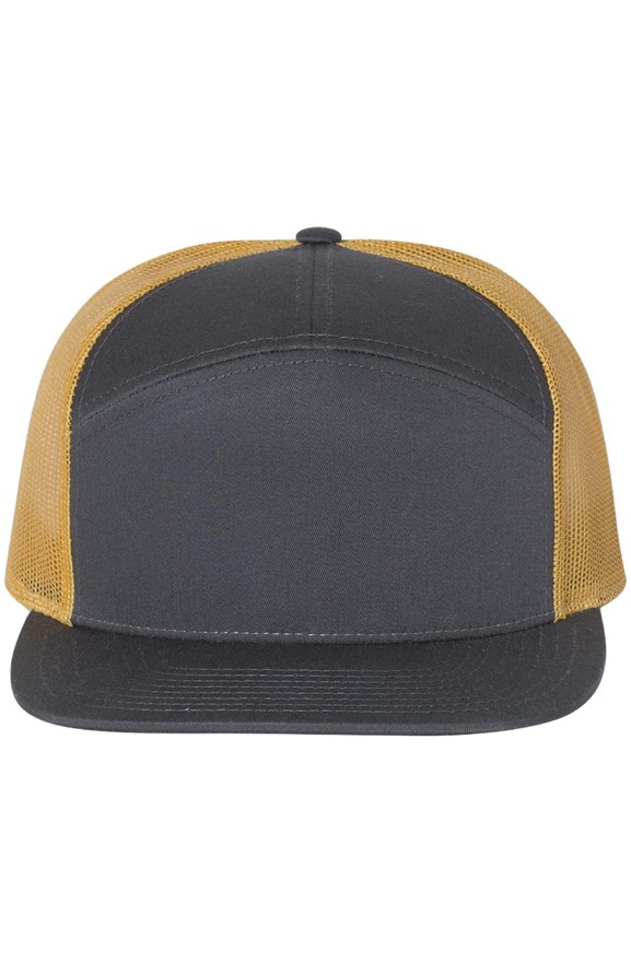 mens hats Charcoal- Old Gold-Cap